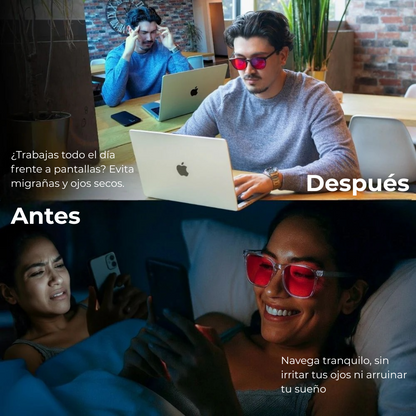 Gafas con Bloqueo de Luz Azul